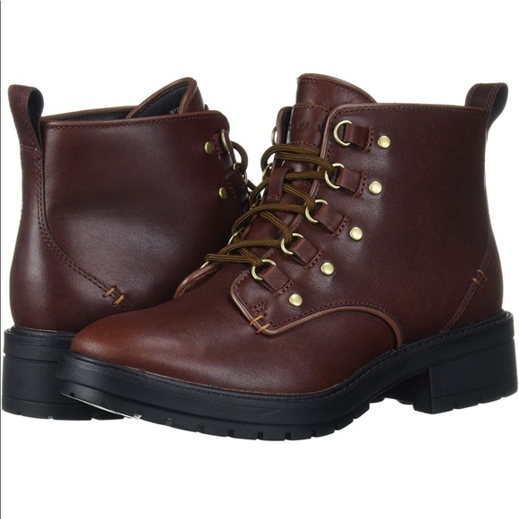 New Cole Haan Women's Briana Grand Lace-up Hiker Boot Hiking - Picture 3 of 15